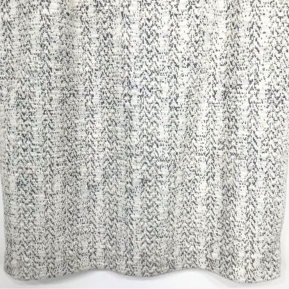Banana Republic White Black Cotton Blend Boucle Knit Pencil Skirt NEW - Picture 5 of 15